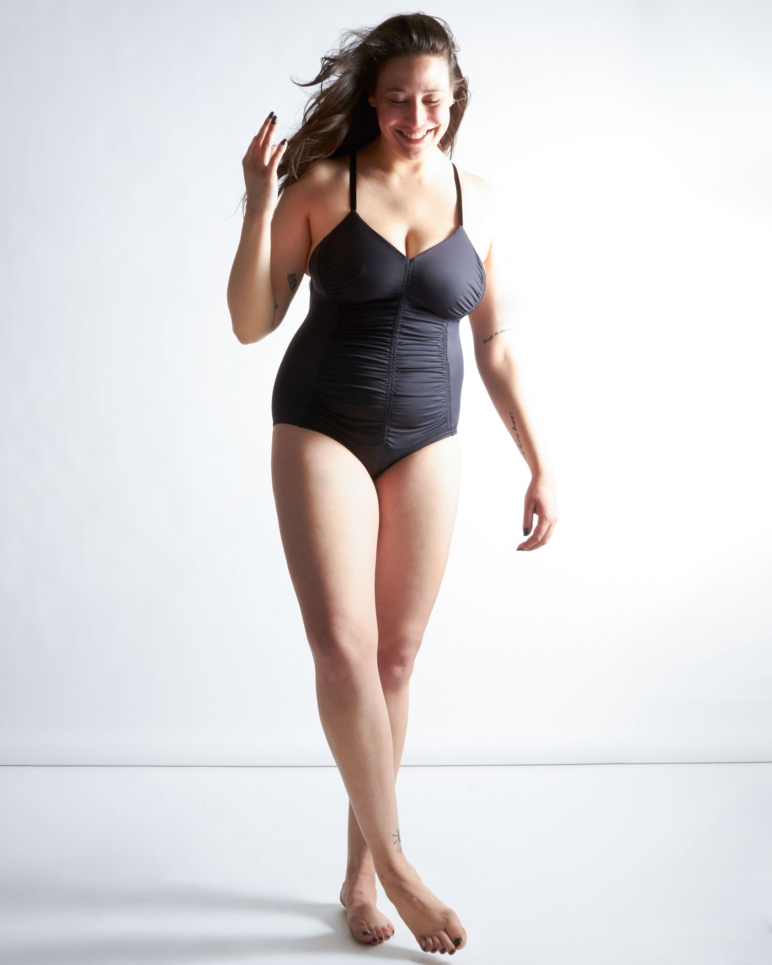 Black Strappy Bodysuit Sexy Backless Bodysuit Swimsuit Women's Swimming  Pool Femme Sexy Sleeveless Tank Top Female